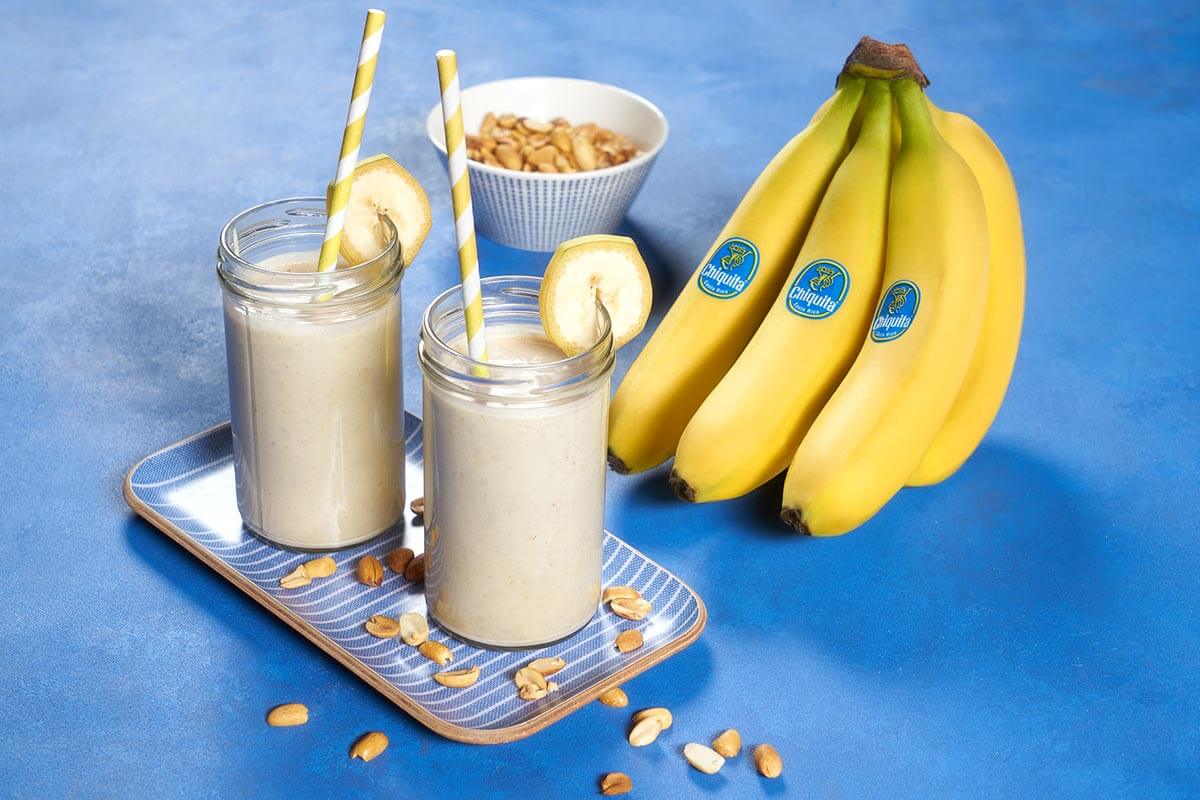 Le meilleur smoothie crémeux à la banane Chiquita et au beurre de cacahuète
