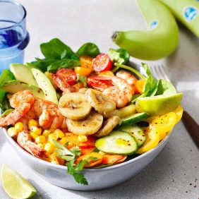 salade de crevettes aux bananes Chiquita