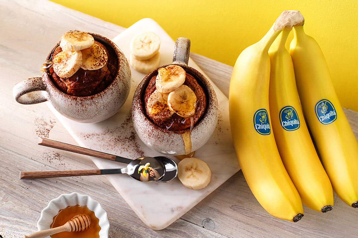 Mug cake muffin à la banane Chiquita
