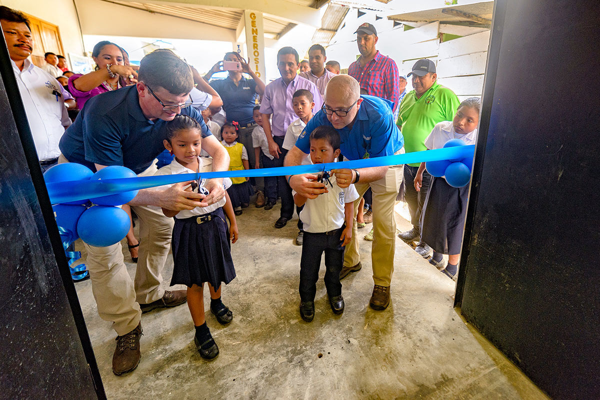 Chiquita fait don d'une cantine pour 330 élèves de l'école Barranco Medio à Bocas del Toro