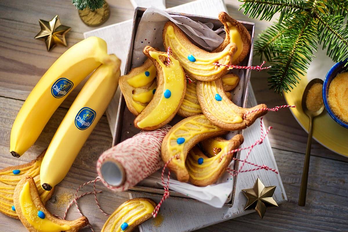 Biscuits de Noël à la banane Chiquita