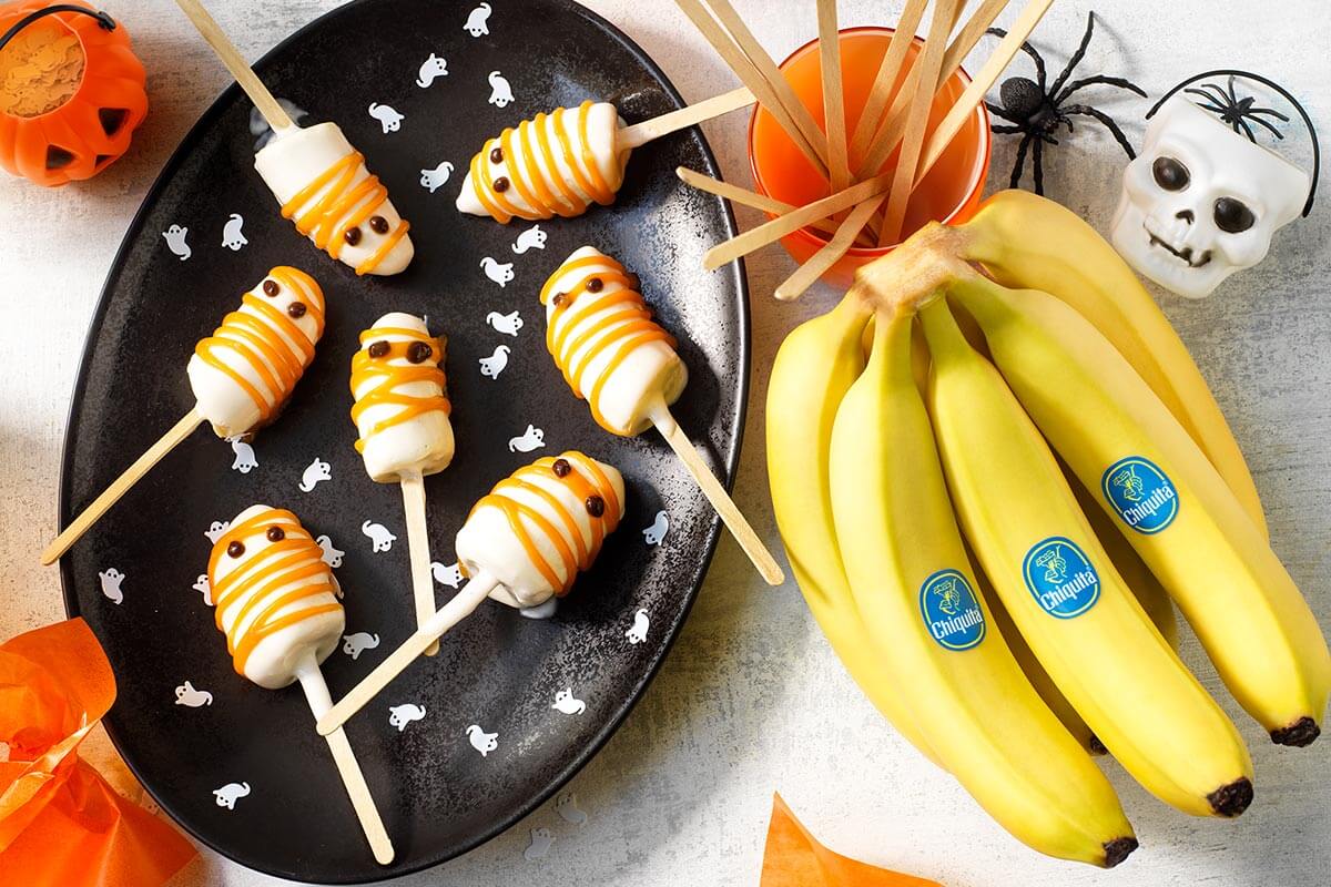 Glace d’Halloween à la banane Chiquita