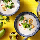 Soupe thaï saine au curry-coco et aux bananes Chiquita