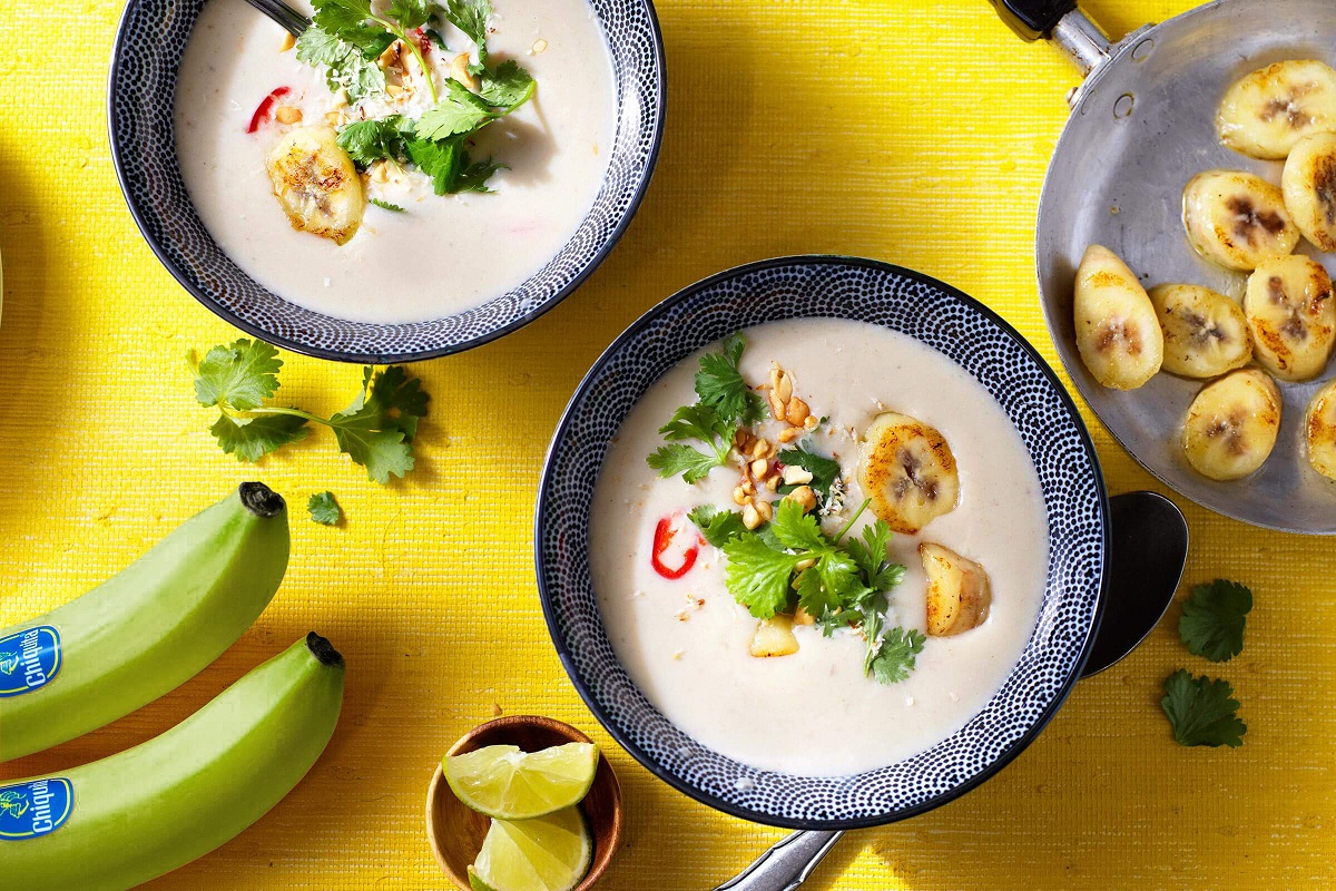 Soupe thaï saine au curry-coco et aux bananes Chiquita