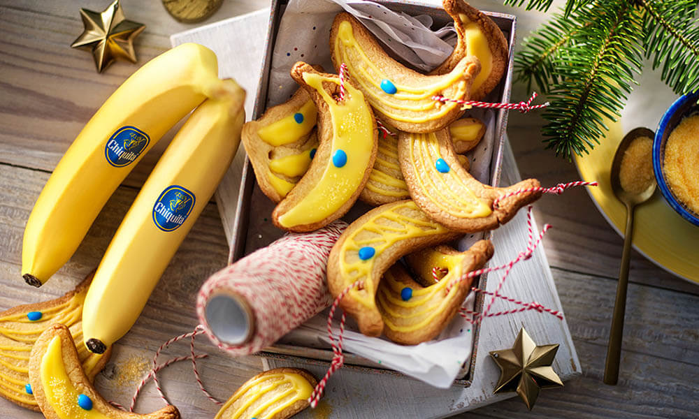 Biscuits aux bananes Chiquita de Noël