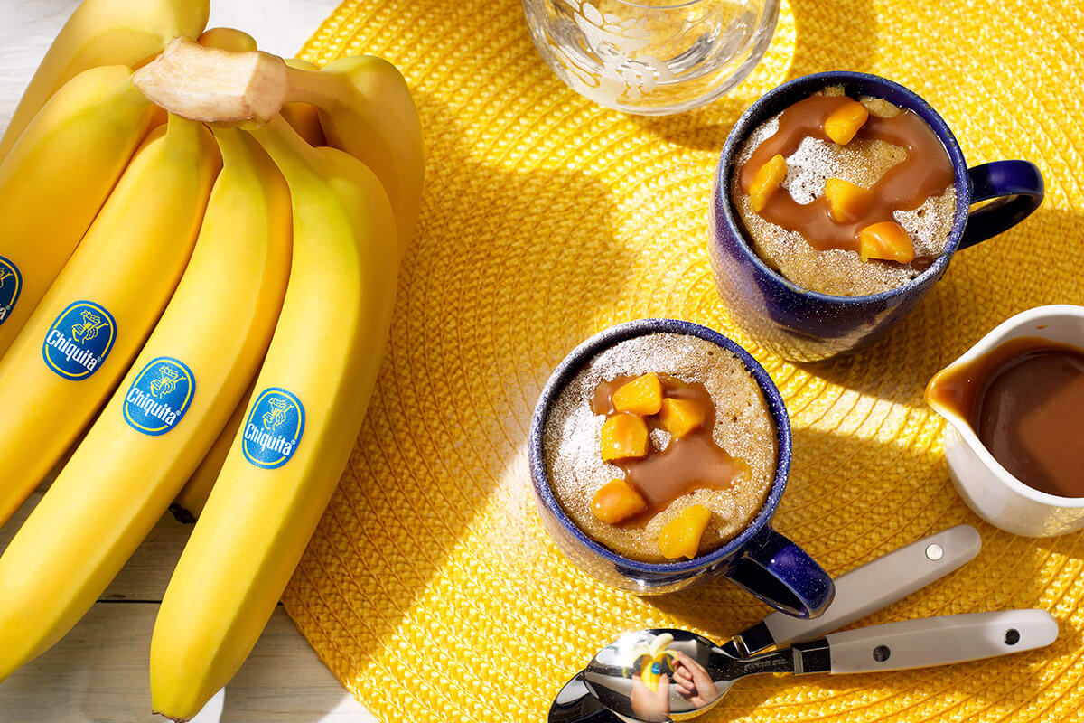 Mug cake à la citrouille et à la banane Chiquita