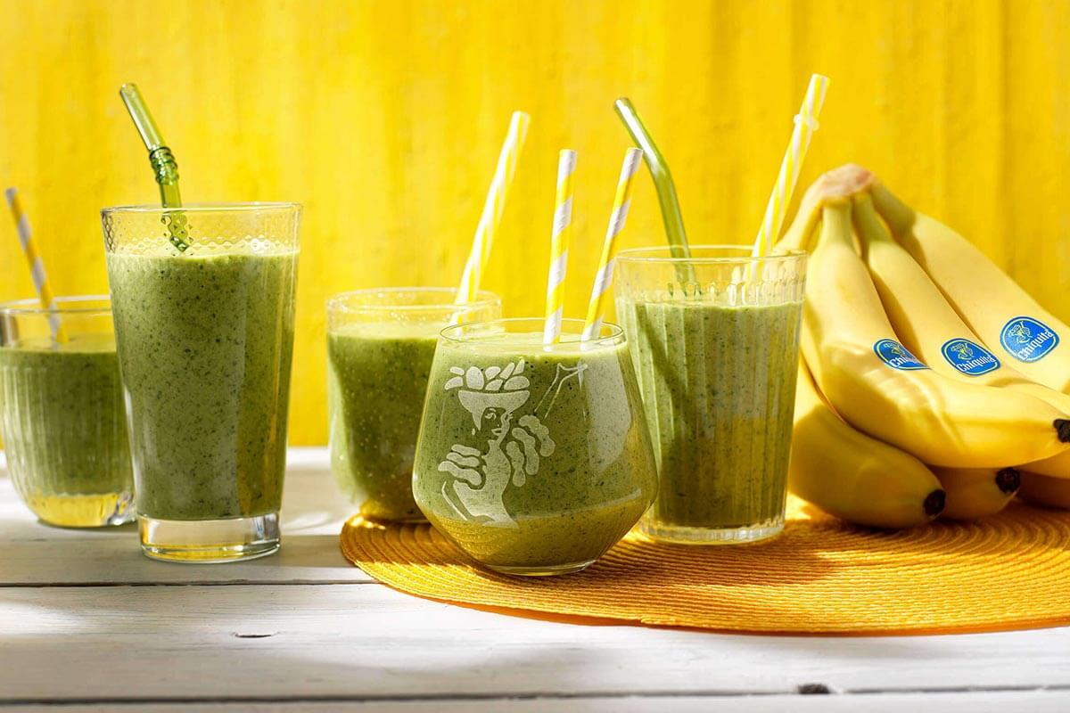 Smoothie sain aux épinards et bananes Chiquita