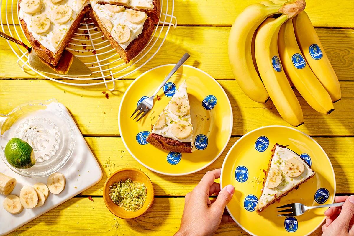 Gâteau aux carottes et aux bananes Chiquita