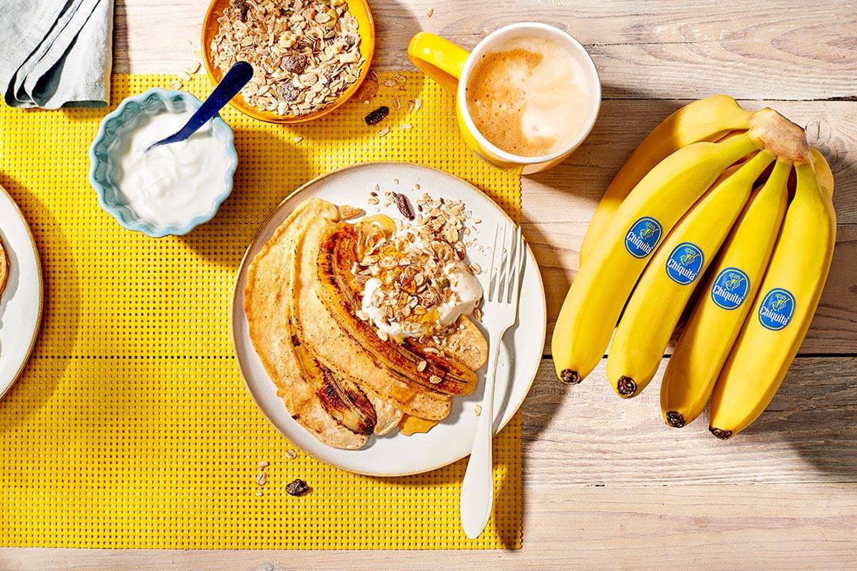 Crêpes au gâteau aux bananes Chiquita