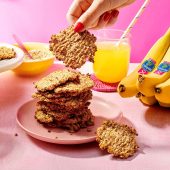 Two ingredient Chiquita banana oatmeal cookies
