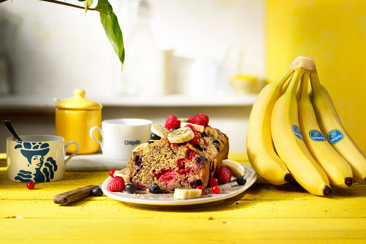 Gâteau aux bananes sans gluten de Chiquita