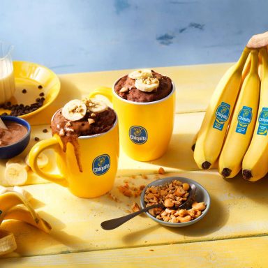Le meilleur mug cake au chocolat et à la banane Chiquita