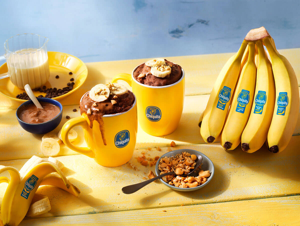 Le meilleur mug cake au chocolat et à la banane Chiquita