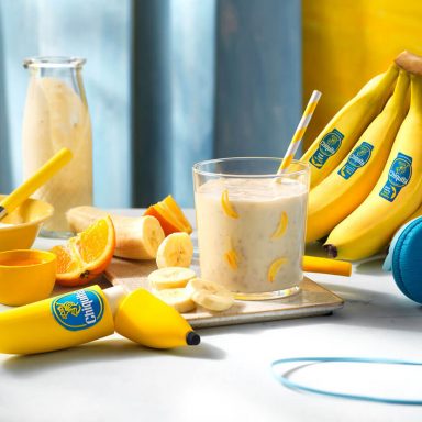 Smoothie à la banane Chiquita, à l’orange et au miel