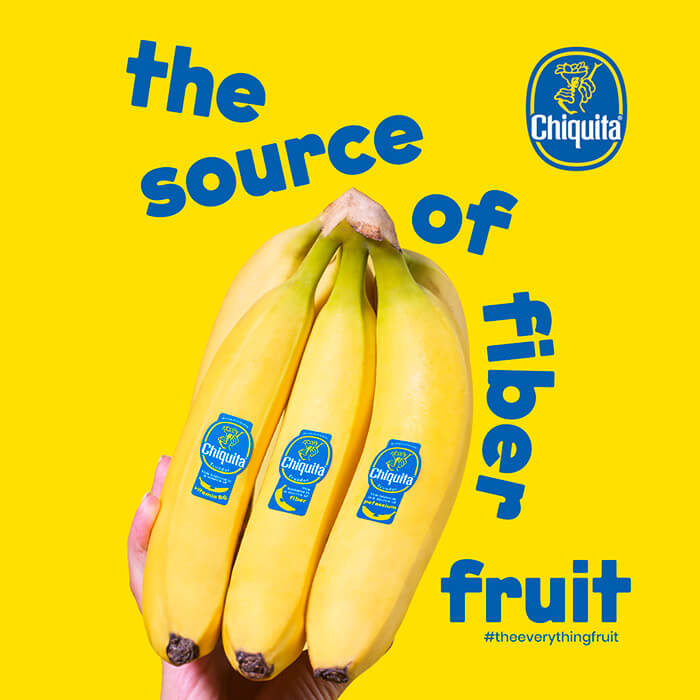Banane Chiquita : source de fibres