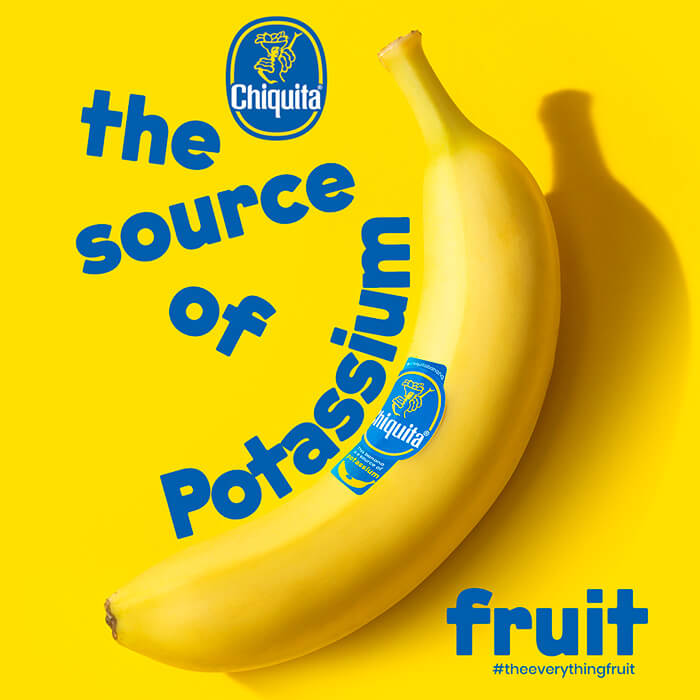 Banane Chiquita : source de potassium