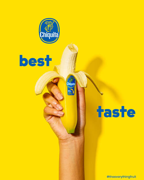 Bananes Chiquita : meilleur goût