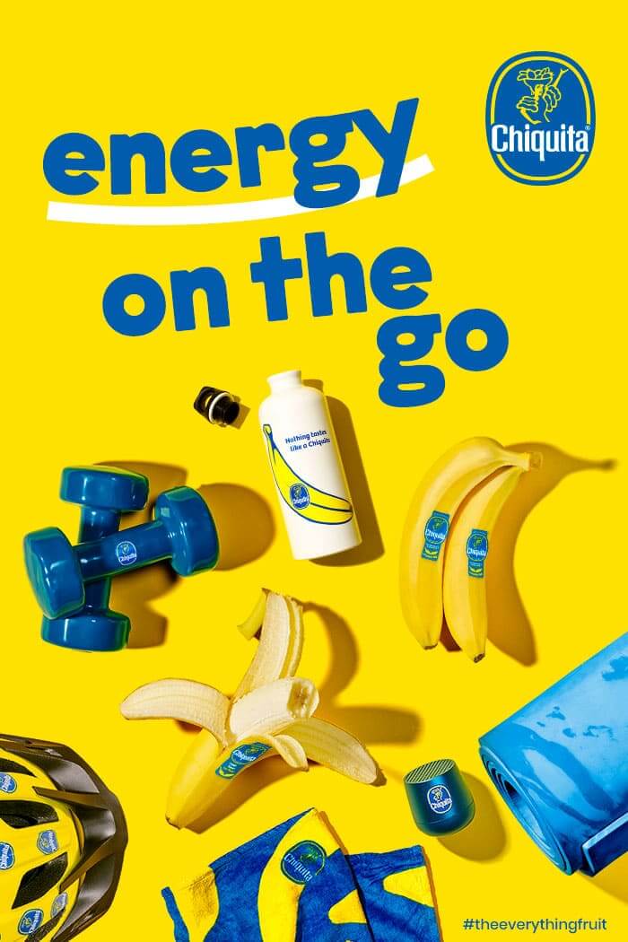 Banane Chiquita : énergie sur le pouce
