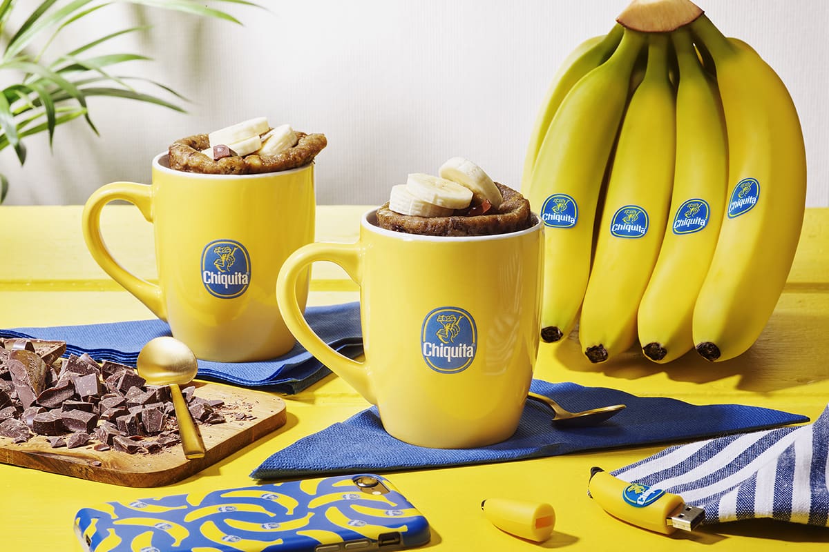 Pain aux bananes Chiquita dans un mug