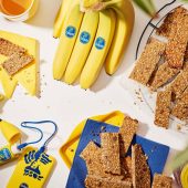 Barres énergétiques pré-entraînement à la banane et aux amandes de Chiquita
