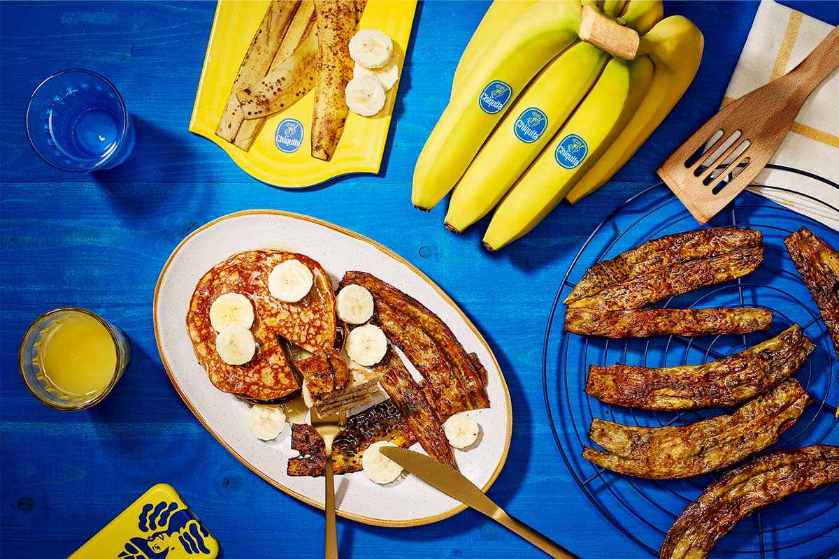 Bacon végan de peau de banane, par Chiquita