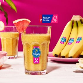 Smoothie à la banane Chiquita, au pamplemousse et au gingembre