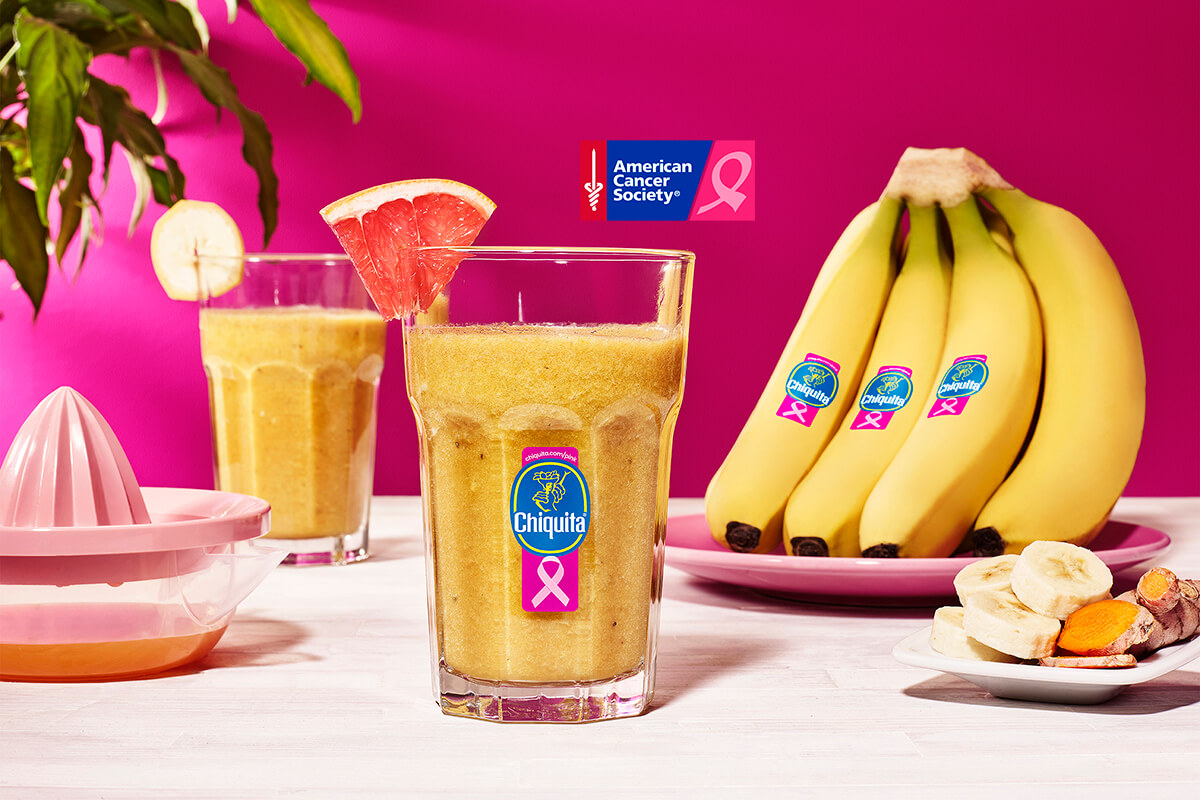 Smoothie à la banane Chiquita, au pamplemousse et au gingembre