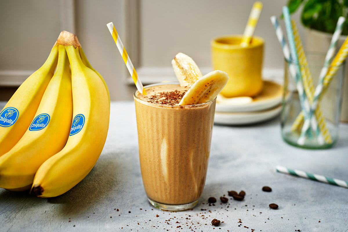 Smoothie protéiné banane, chocolat et beurre d'arachide – Zenit Nutrition