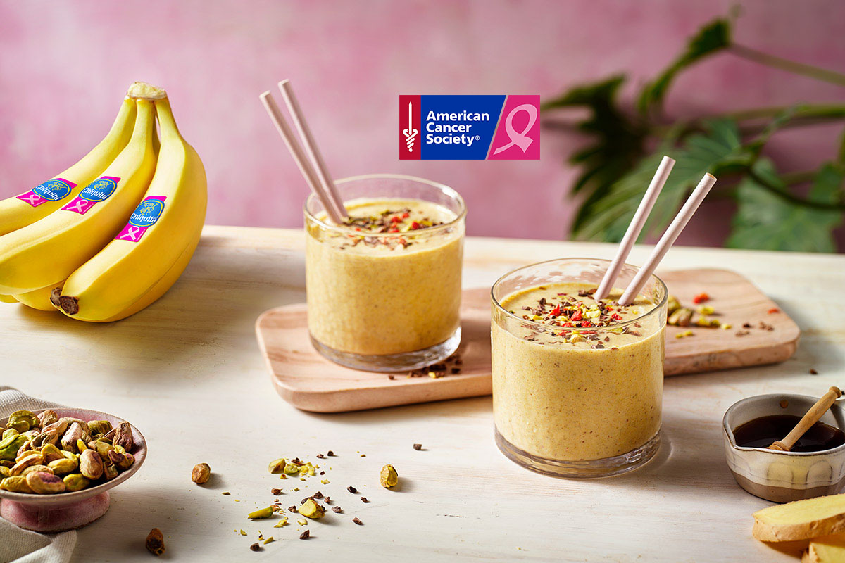 Shake glacé Chiquita au curcuma et au gingembre