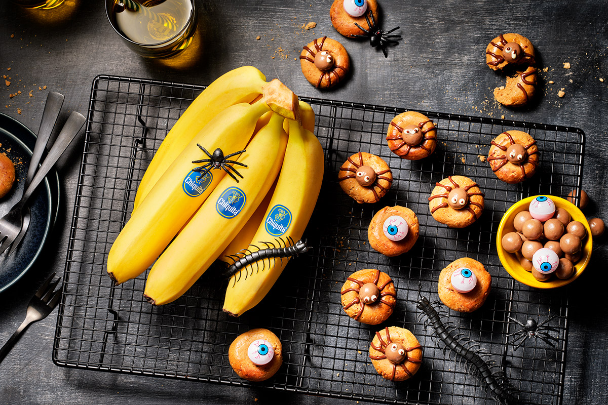 Biscuits à la banane araignée