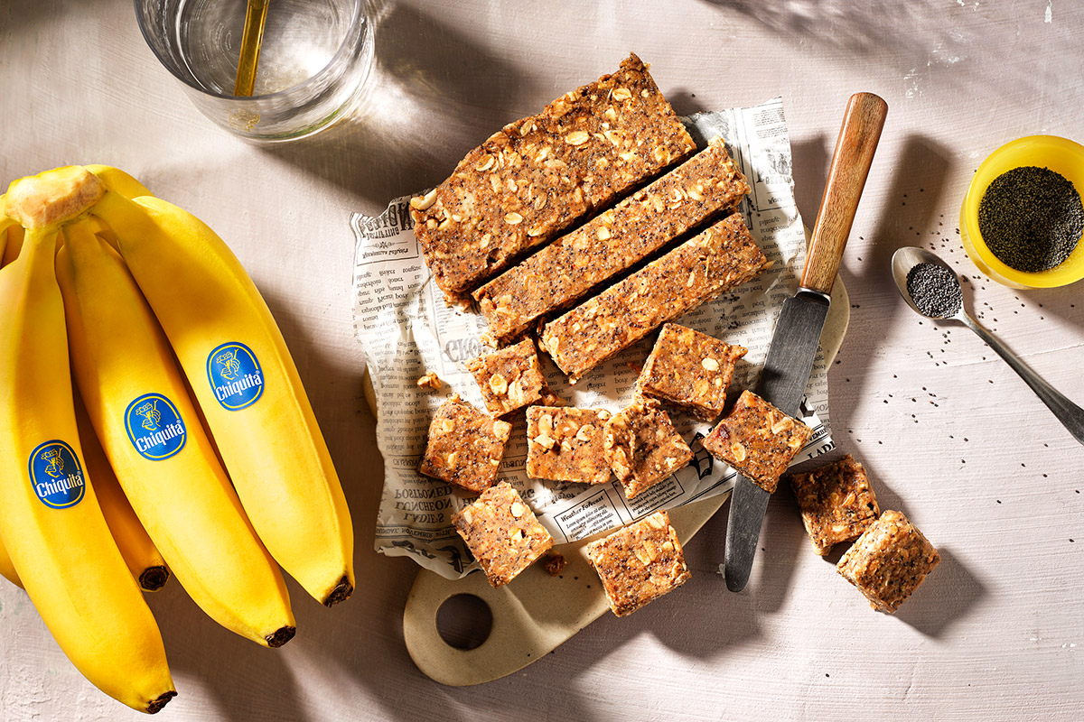 Bouchées à la banane protéinées végétaliennes sans cuisson