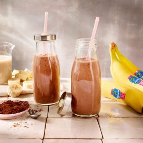 Smoothie épicé à la banane et au cacao