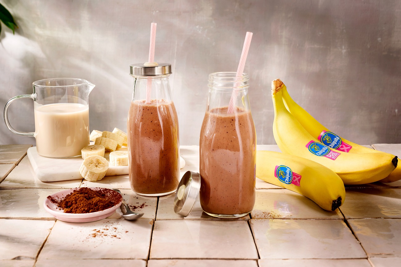 Smoothie épicé à la banane et au cacao