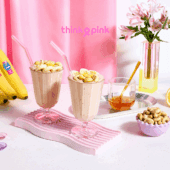 Milk-shake à la banane Chiquita, aux noix de cajou et au citron