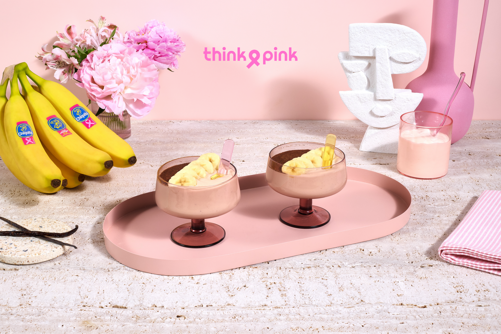 Dessert crémeux à la banane Chiquita et au yaourt