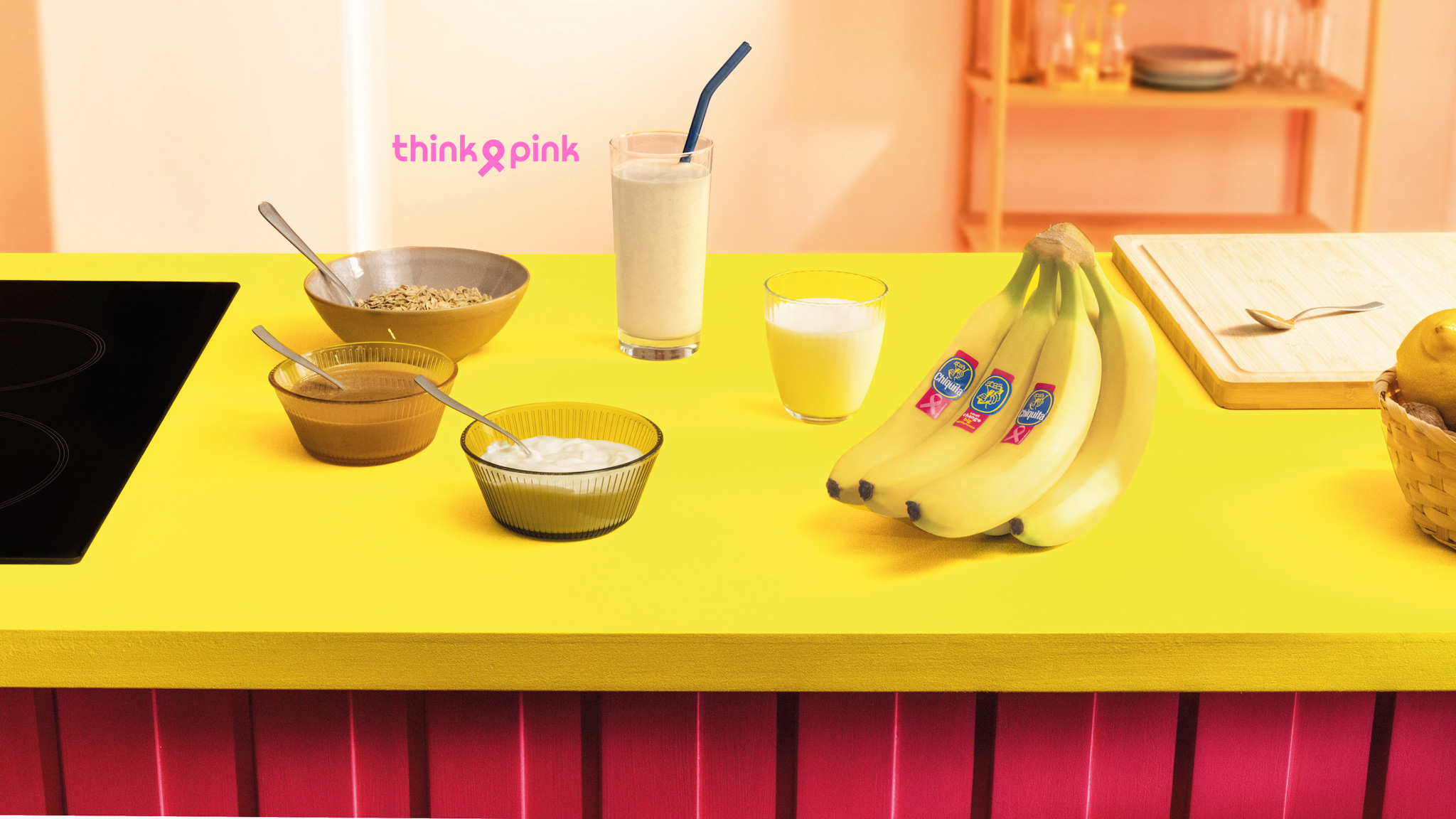 Smoothie Chiquita Banane, Yaourt et Beurre de Cacahuète